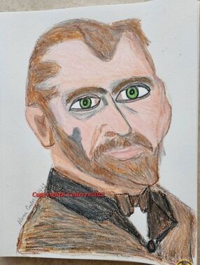 VINCENT Van Gogh, Art Print Portrait